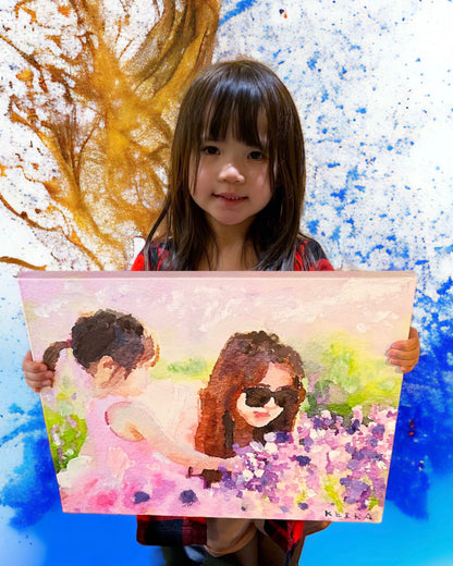 Personalized PaintOverMe Canvas Painting Kit