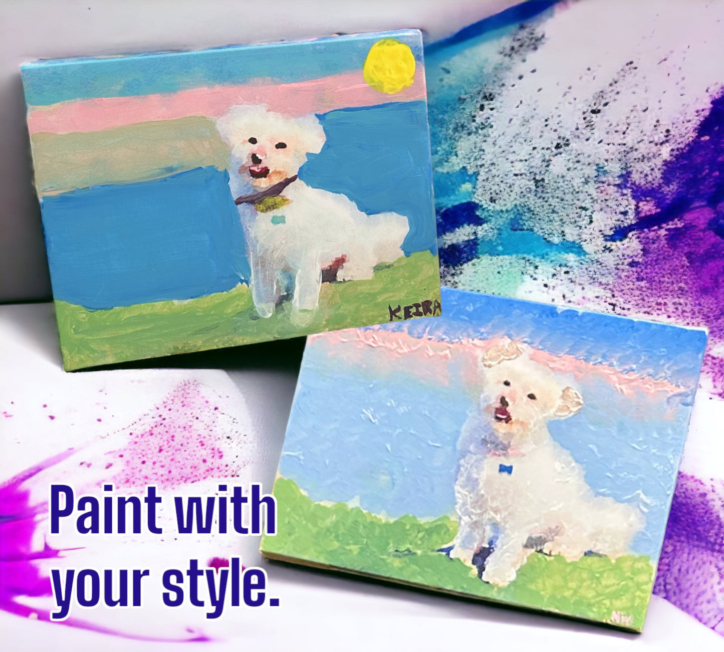 Professionally Designed PaintOverMe Canvas Painting Kit