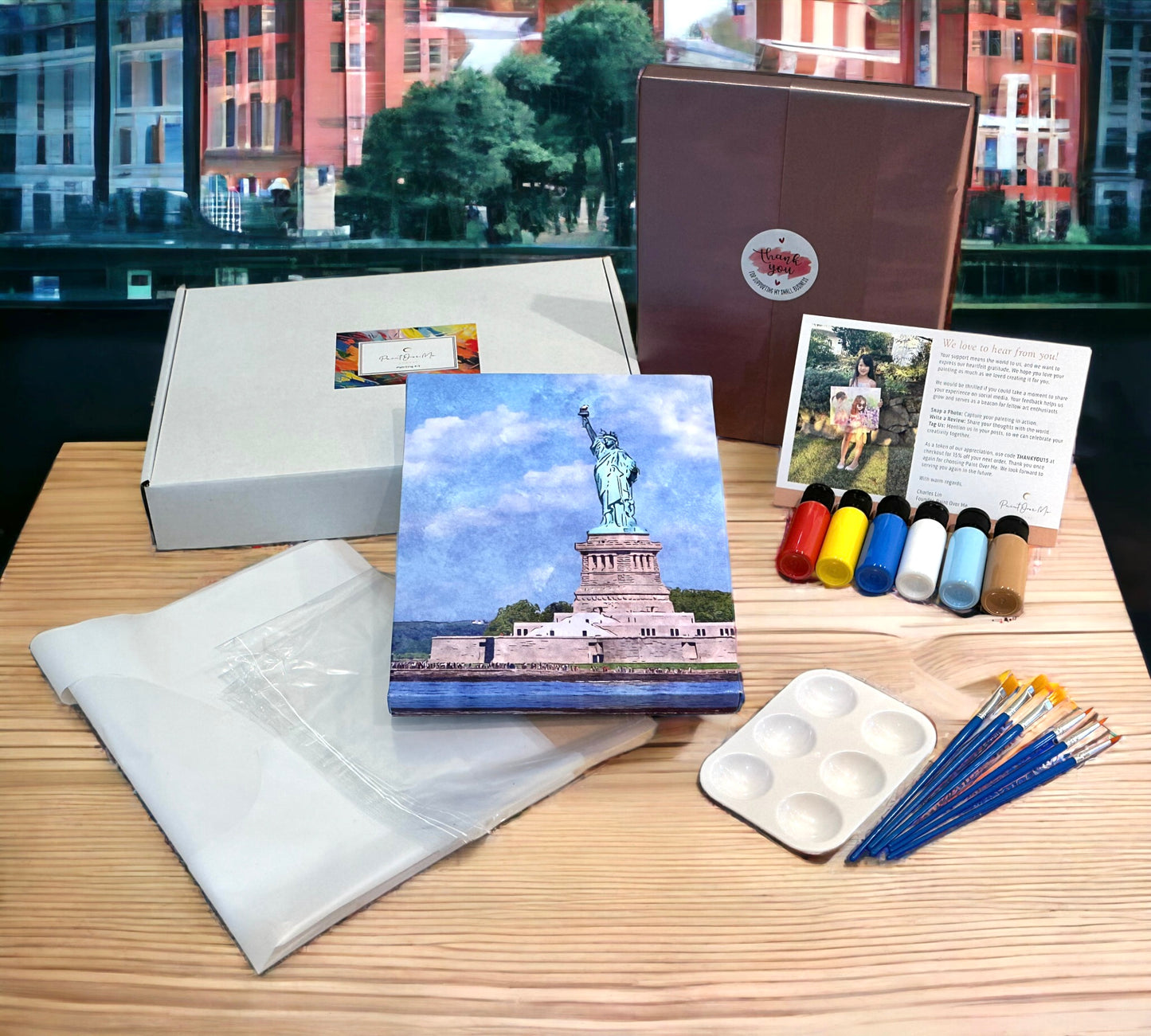 Professionally Designed PaintOverMe Canvas Painting Kit