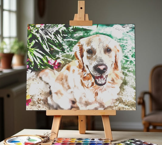 Paint Over Me - EasyStart Canvas Painting Kit - Dog Series (EARLY ACCESS)